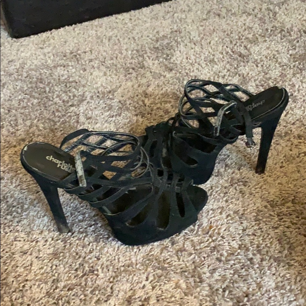 Strappy heels